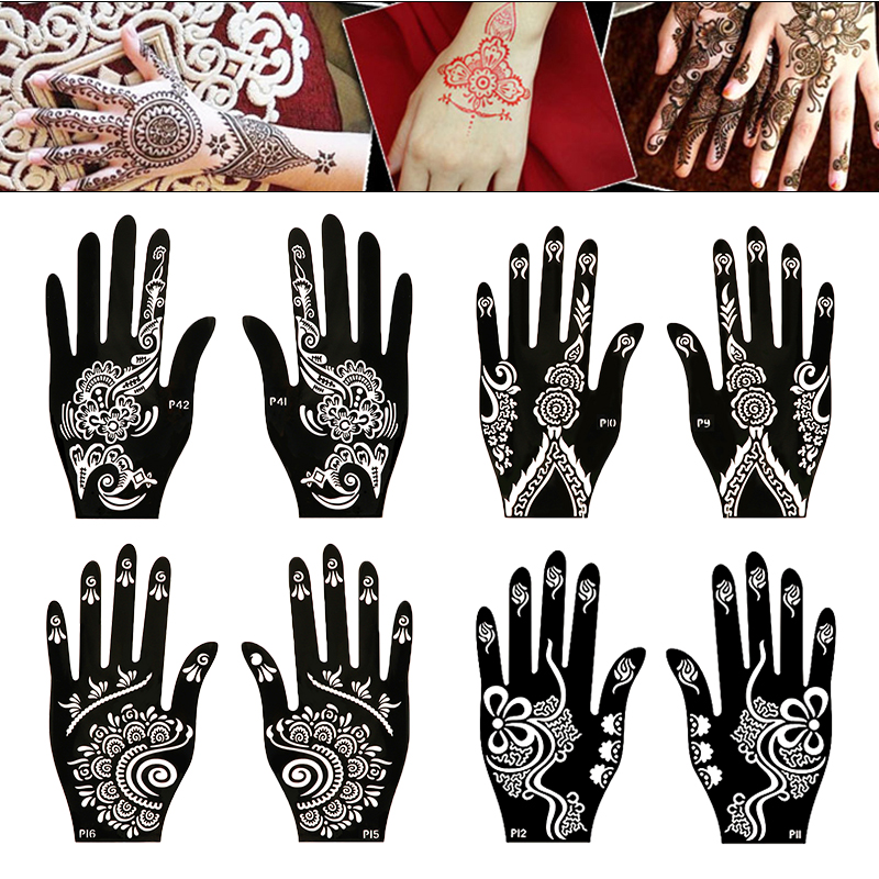 Ethnic Fashion India - Kadınlar için 2 adet kına dövme