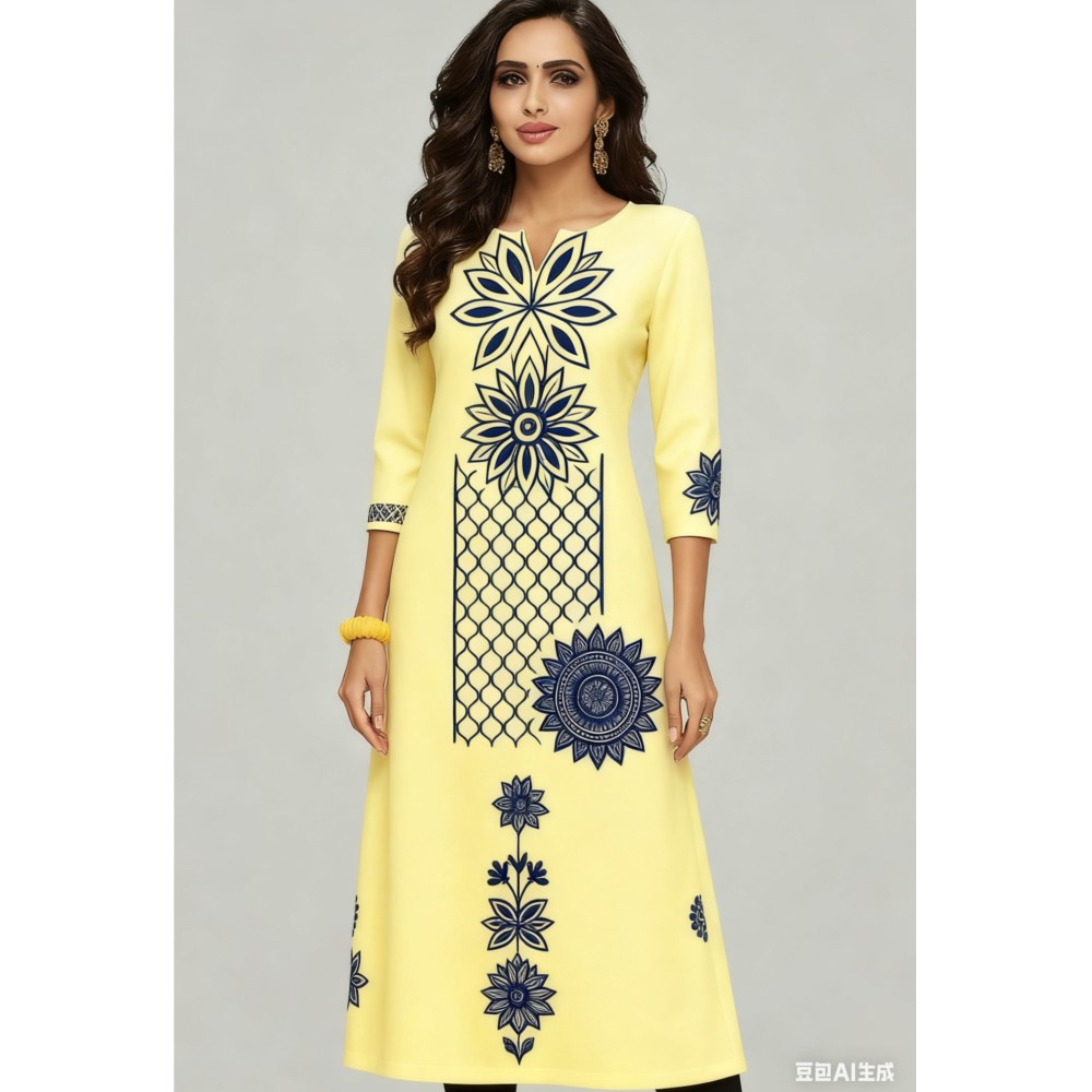 Ethnic Fashion Kurtis - Ulusal Tarz Kadın Kurt Günlük Moda