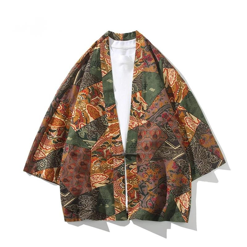 Ethnic Fashion Style - Etnik Tarzı Baskı Yukata Erkek Kadın