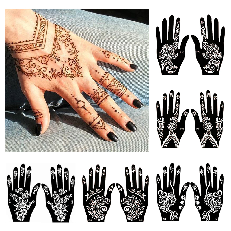 Kadınlar için 2 adet kına dövm - Ethnic Fashion India incelemesi ve fiyatı