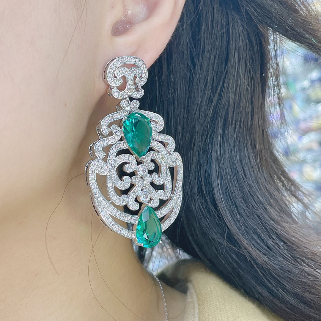Geometrik Dangle Küpe Kadınlar - Ethnic Fashion India incelemesi ve fiyatı