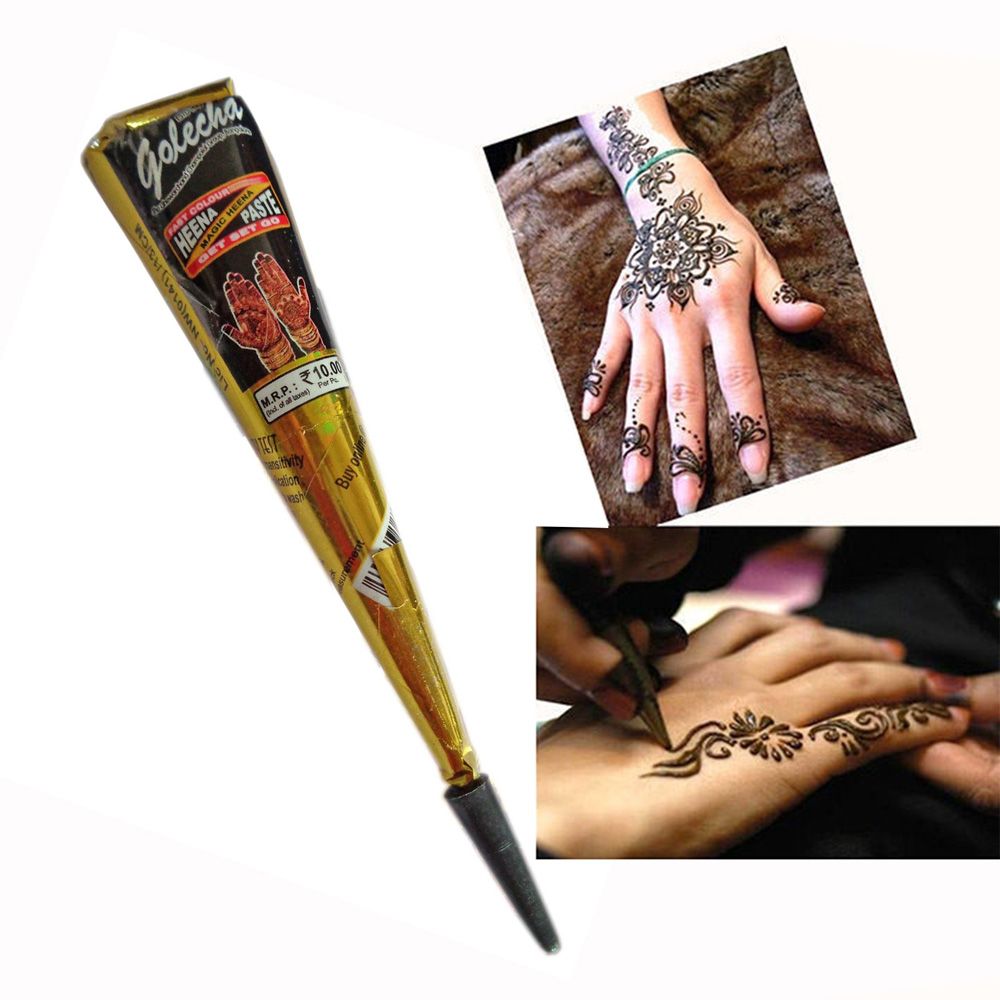 Doğal geçici flaş dövme macun  - Ethnic Fashion India incelemesi ve fiyatı