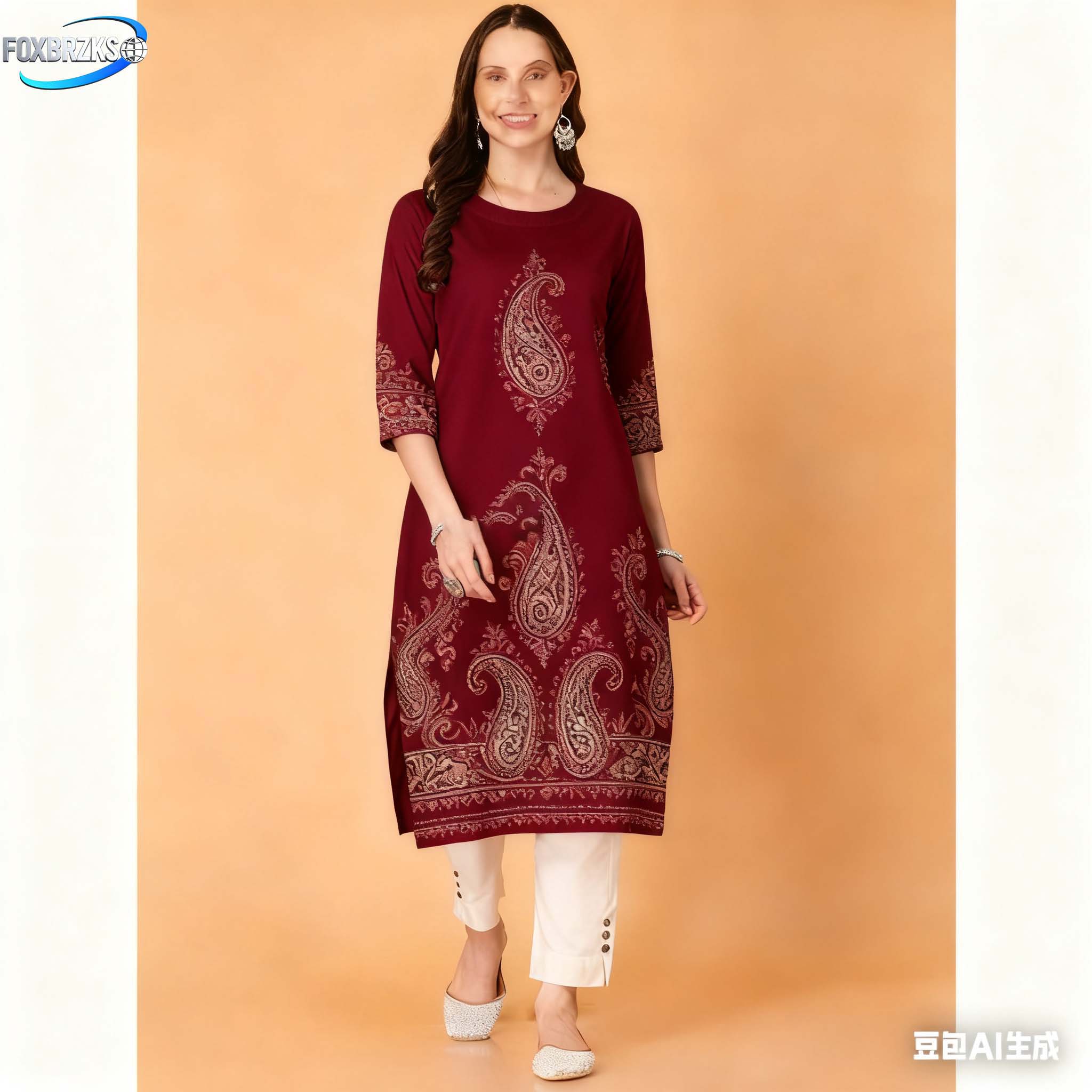 Ulusal stil Kurt Kadın Modası  - Ethnic Fashion Kurtis incelemesi ve fiyatı